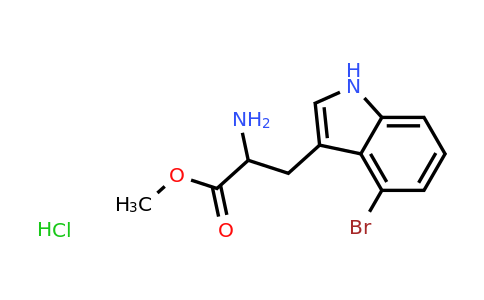 CAS 1423024-60-5 | methyl 2-amino-3-(4-bromo-1H-indol-3-yl)propanoate hydrochloride
