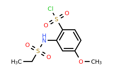 CAS 1423024-67-2 | 2-ethanesulfonamido-4-methoxybenzene-1-sulfonyl chloride