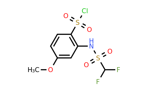 CAS 1423024-75-2 | 2-(difluoromethanesulfonamido)-4-methoxybenzene-1-sulfonyl chloride