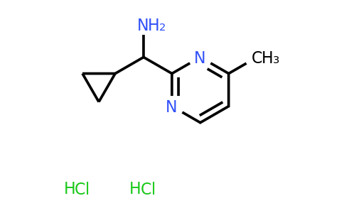 CAS 1423024-86-5 | cyclopropyl(4-methylpyrimidin-2-yl)methanamine dihydrochloride