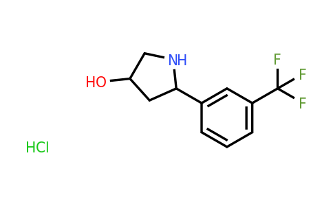 CAS 1423025-16-4 | 5-[3-(trifluoromethyl)phenyl]pyrrolidin-3-ol hydrochloride