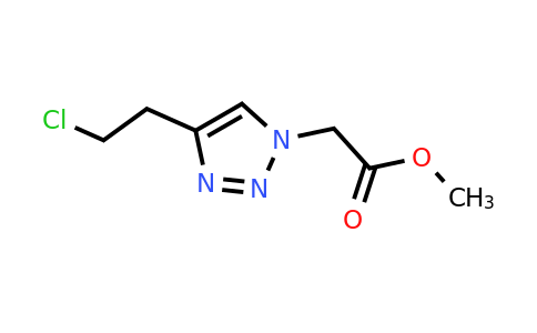 CAS 1423025-47-1 | methyl 2-[4-(2-chloroethyl)-1H-1,2,3-triazol-1-yl]acetate
