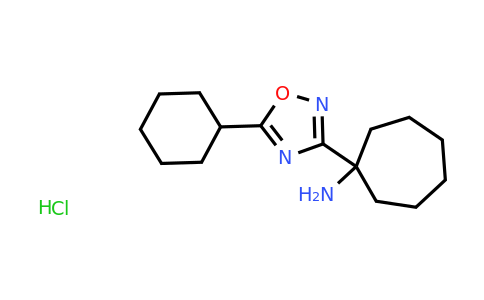 CAS 1423025-78-8 | 1-(5-cyclohexyl-1,2,4-oxadiazol-3-yl)cycloheptan-1-amine hydrochloride