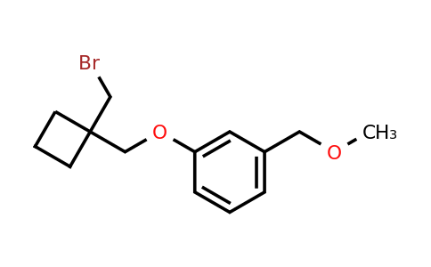 CAS 1423025-89-1 | 1-{[1-(bromomethyl)cyclobutyl]methoxy}-3-(methoxymethyl)benzene