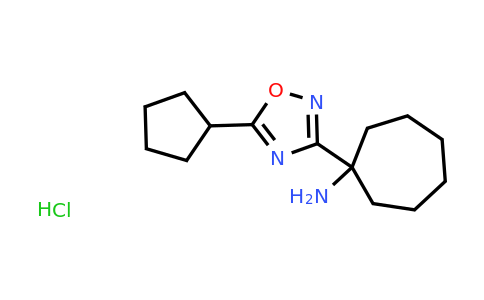 CAS 1423026-41-8 | 1-(5-cyclopentyl-1,2,4-oxadiazol-3-yl)cycloheptan-1-amine hydrochloride