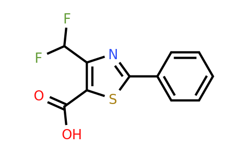CAS 1423026-60-1 | 4-(difluoromethyl)-2-phenyl-1,3-thiazole-5-carboxylic acid