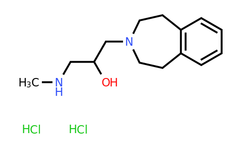 CAS 1423026-66-7 | 1-(methylamino)-3-(2,3,4,5-tetrahydro-1H-3-benzazepin-3-yl)propan-2-ol dihydrochloride