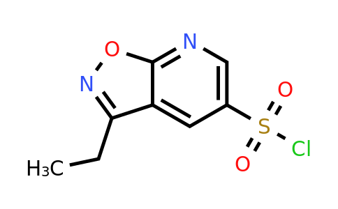 CAS 1423026-68-9 | 3-ethyl-[1,2]oxazolo[5,4-b]pyridine-5-sulfonyl chloride