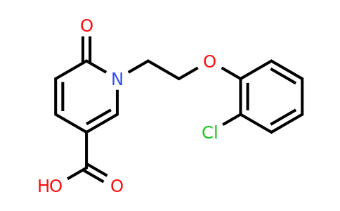 CAS 1423026-82-7 | 1-[2-(2-chlorophenoxy)ethyl]-6-oxo-1,6-dihydropyridine-3-carboxylic acid