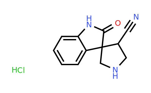 CAS 1423027-48-8 | 2-oxo-1,2-dihydrospiro[indole-3,3'-pyrrolidine]-4'-carbonitrile hydrochloride