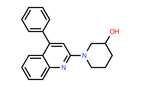 1-(4-phenylquinolin-2-yl)piperidin-3-ol