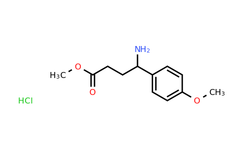 CAS 1423027-92-2 | methyl 4-amino-4-(4-methoxyphenyl)butanoate hydrochloride