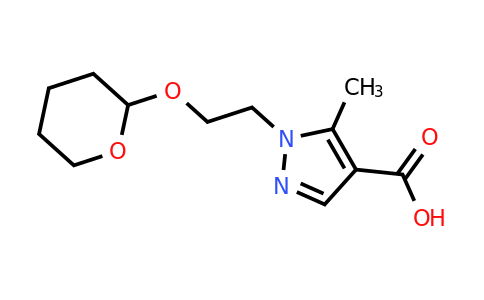 CAS 1423028-01-6 | 5-methyl-1-[2-(oxan-2-yloxy)ethyl]-1H-pyrazole-4-carboxylic acid