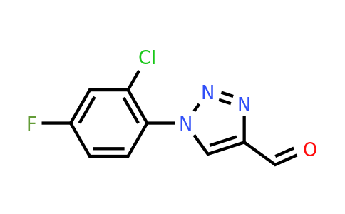 CAS 1423028-05-0 | 1-(2-chloro-4-fluorophenyl)-1H-1,2,3-triazole-4-carbaldehyde