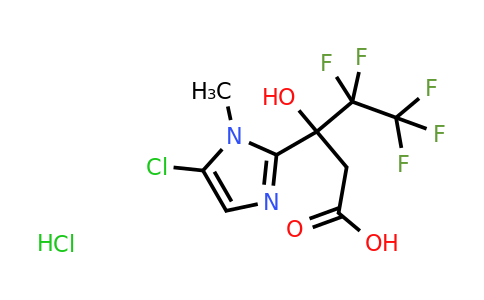 CAS 1423028-07-2 | 3-(5-chloro-1-methyl-1H-imidazol-2-yl)-4,4,5,5,5-pentafluoro-3-hydroxypentanoic acid hydrochloride