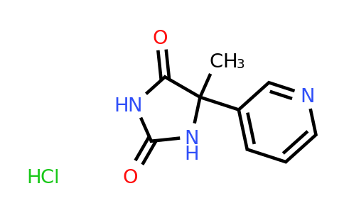 5-methyl-5-(pyridin-3-yl)imidazolidine-2,4-dione hydrochloride