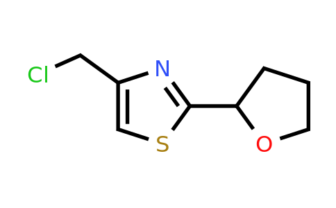 CAS 1423028-25-4 | 4-(chloromethyl)-2-(oxolan-2-yl)-1,3-thiazole