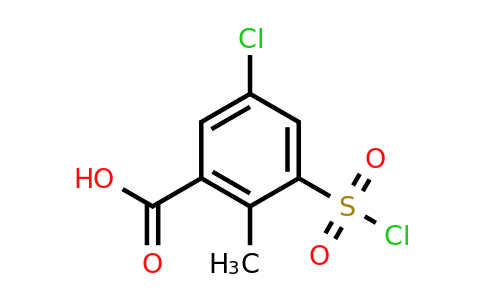 CAS 1423028-58-3 | 5-chloro-3-(chlorosulfonyl)-2-methylbenzoic acid