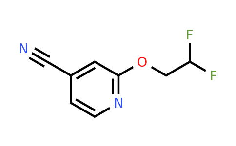 CAS 1423028-75-4 | 2-(2,2-difluoroethoxy)pyridine-4-carbonitrile