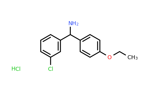 CAS 1423028-97-0 | (3-chlorophenyl)(4-ethoxyphenyl)methanamine hydrochloride