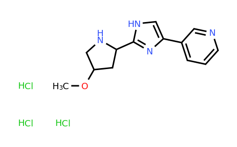 CAS 1423029-03-1 | 3-[2-(4-methoxypyrrolidin-2-yl)-1H-imidazol-4-yl]pyridine trihydrochloride