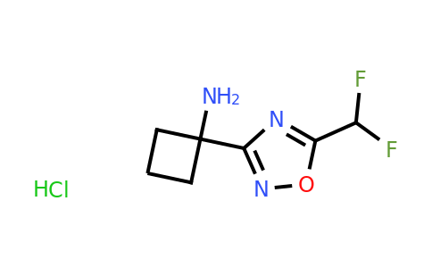 CAS 1423029-04-2 | 1-[5-(difluoromethyl)-1,2,4-oxadiazol-3-yl]cyclobutan-1-amine hydrochloride
