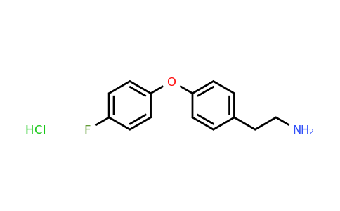 CAS 1423029-07-5 | 2-[4-(4-fluorophenoxy)phenyl]ethan-1-amine hydrochloride