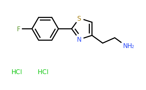 CAS 1423029-27-9 | 2-[2-(4-fluorophenyl)-1,3-thiazol-4-yl]ethan-1-amine dihydrochloride