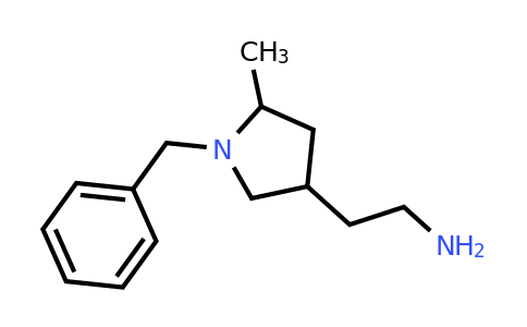 CAS 1423029-37-1 | 2-(1-benzyl-5-methylpyrrolidin-3-yl)ethan-1-amine
