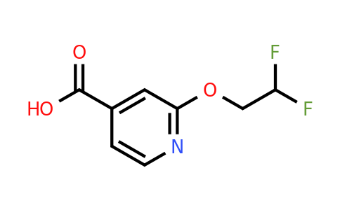 CAS 1423029-44-0 | 2-(2,2-difluoroethoxy)pyridine-4-carboxylic acid