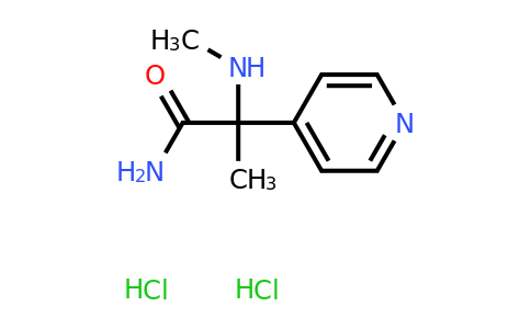 CAS 1423029-48-4 | 2-(methylamino)-2-(pyridin-4-yl)propanamide dihydrochloride