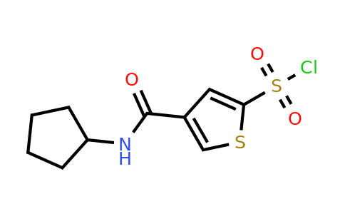 CAS 1423029-51-9 | 4-(cyclopentylcarbamoyl)thiophene-2-sulfonyl chloride