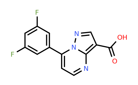 CAS 1423030-90-3 | 7-(3,5-difluorophenyl)pyrazolo[1,5-a]pyrimidine-3-carboxylic acid