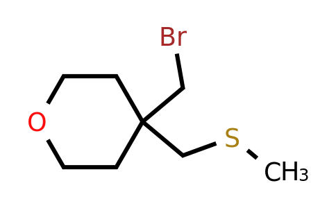 CAS 1423031-03-1 | 4-(bromomethyl)-4-[(methylsulfanyl)methyl]oxane