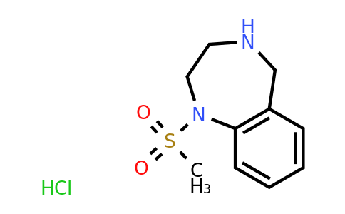CAS 1423031-15-5 | 1-methanesulfonyl-2,3,4,5-tetrahydro-1H-1,4-benzodiazepine hydrochloride