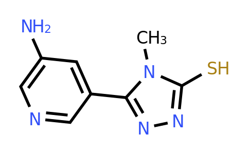 CAS 1423031-18-8 | 5-(5-aminopyridin-3-yl)-4-methyl-4H-1,2,4-triazole-3-thiol