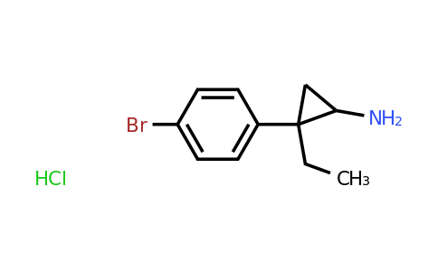 CAS 1423031-27-9 | 2-(4-bromophenyl)-2-ethylcyclopropan-1-amine hydrochloride