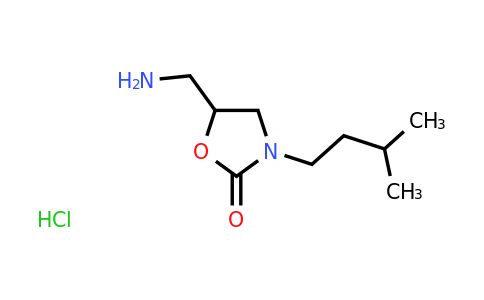 CAS 1423031-40-6 | 5-(aminomethyl)-3-(3-methylbutyl)-1,3-oxazolidin-2-one hydrochloride