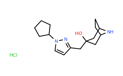 CAS 1423031-41-7 | 3-[(1-cyclopentyl-1H-pyrazol-3-yl)methyl]-8-azabicyclo[3.2.1]octan-3-ol hydrochloride