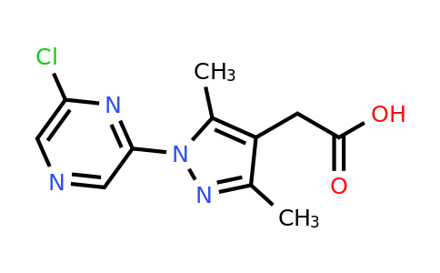 CAS 1423031-45-1 | 2-[1-(6-chloropyrazin-2-yl)-3,5-dimethyl-1H-pyrazol-4-yl]acetic acid