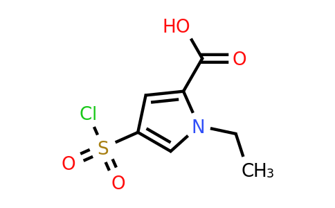 CAS 1423031-53-1 | 4-(Chlorosulfonyl)-1-ethyl-1H-pyrrole-2-carboxylic acid