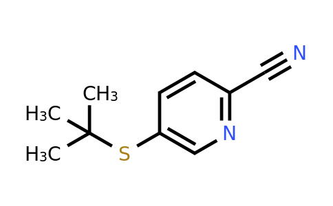 CAS 1423031-55-3 | 5-(tert-butylsulfanyl)pyridine-2-carbonitrile