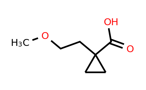 CAS 1423031-57-5 | 1-(2-methoxyethyl)cyclopropane-1-carboxylic acid