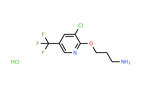 CAS 1423031-64-4 | 3-{[3-chloro-5-(trifluoromethyl)pyridin-2-yl]oxy}propan-1-amine hydrochloride