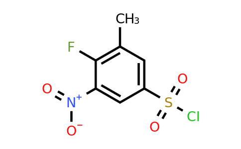 CAS 1423031-66-6 | 4-fluoro-3-methyl-5-nitrobenzene-1-sulfonyl chloride
