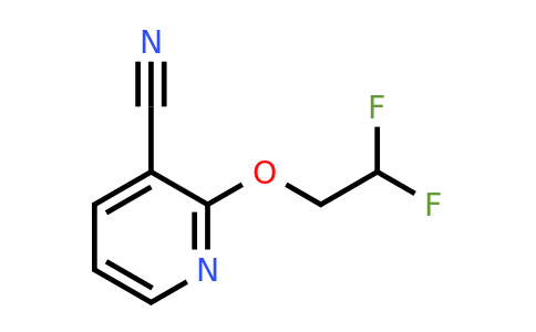 CAS 1423032-05-6 | 2-(2,2-difluoroethoxy)pyridine-3-carbonitrile