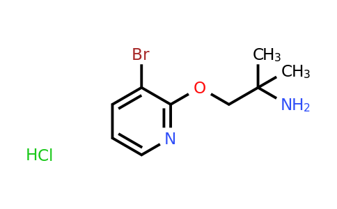 CAS 1423032-07-8 | 1-[(3-bromopyridin-2-yl)oxy]-2-methylpropan-2-amine hydrochloride