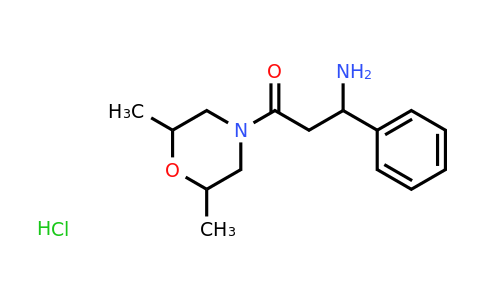 CAS 1423032-08-9 | 3-amino-1-(2,6-dimethylmorpholin-4-yl)-3-phenylpropan-1-one hydrochloride