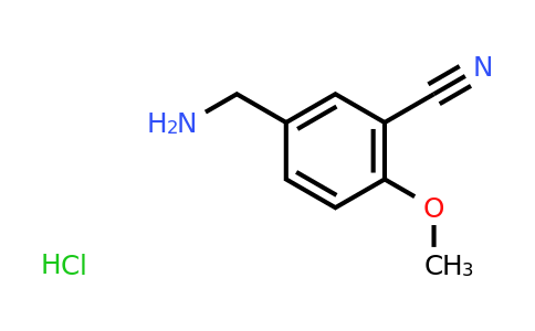 CAS 1423032-10-3 | 5-(aminomethyl)-2-methoxybenzonitrile hydrochloride