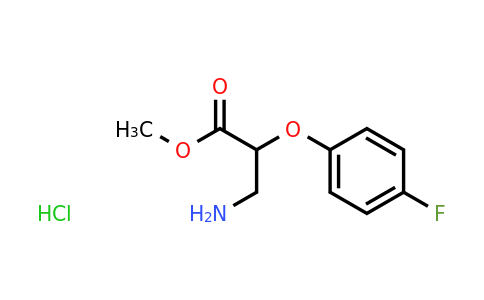 CAS 1423032-11-4 | methyl 3-amino-2-(4-fluorophenoxy)propanoate hydrochloride